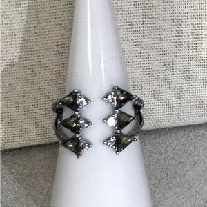 Bomb Party Blue Green Lab Created Rainbow Topaz Size 7 New